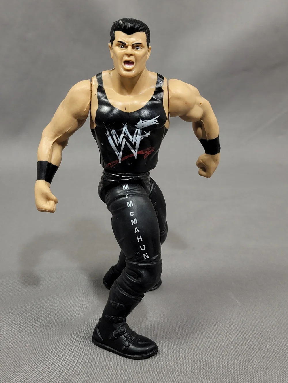 Vtg Vince McMahon Wrestling Action Figure 1998 Jakks Pacific WWE - Picture 11 of 16
